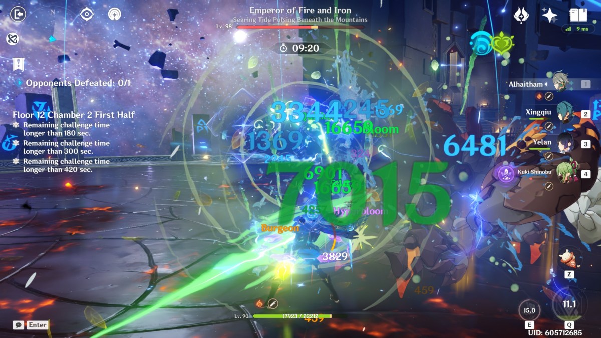 Genshin Impact 4.0 Abîme en spirale 10