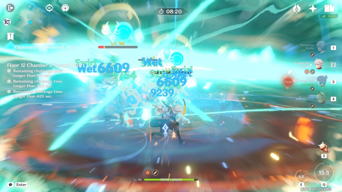 Genshin Impact 4.0 Abîme en spirale 11
