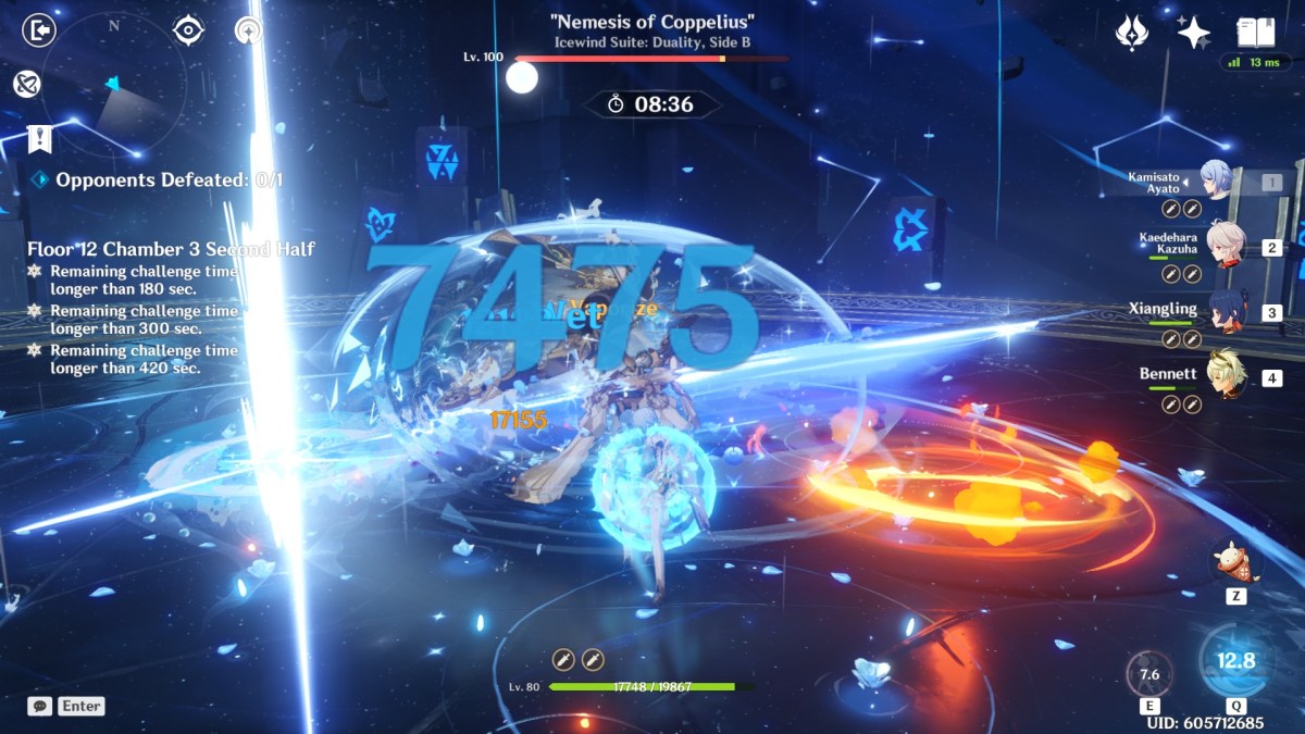 Genshin Impact 4.0 Abîme en spirale 13