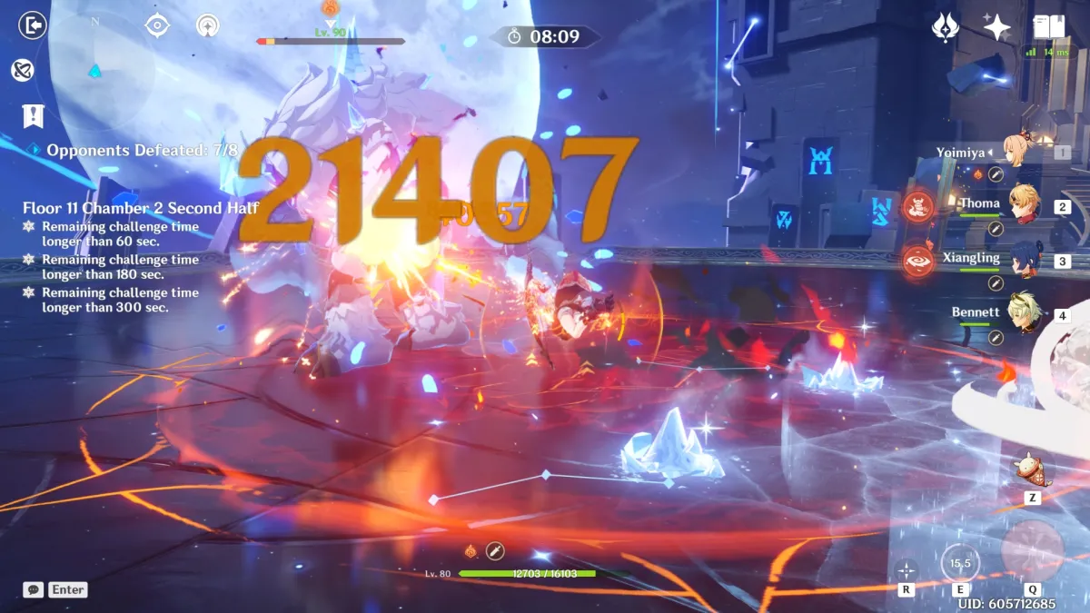 Genshin Impact 4.0 Abîme en spirale 4