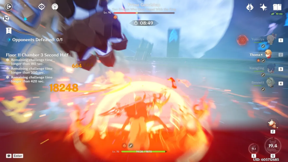 Genshin Impact 4.0 Abîme en spirale 6