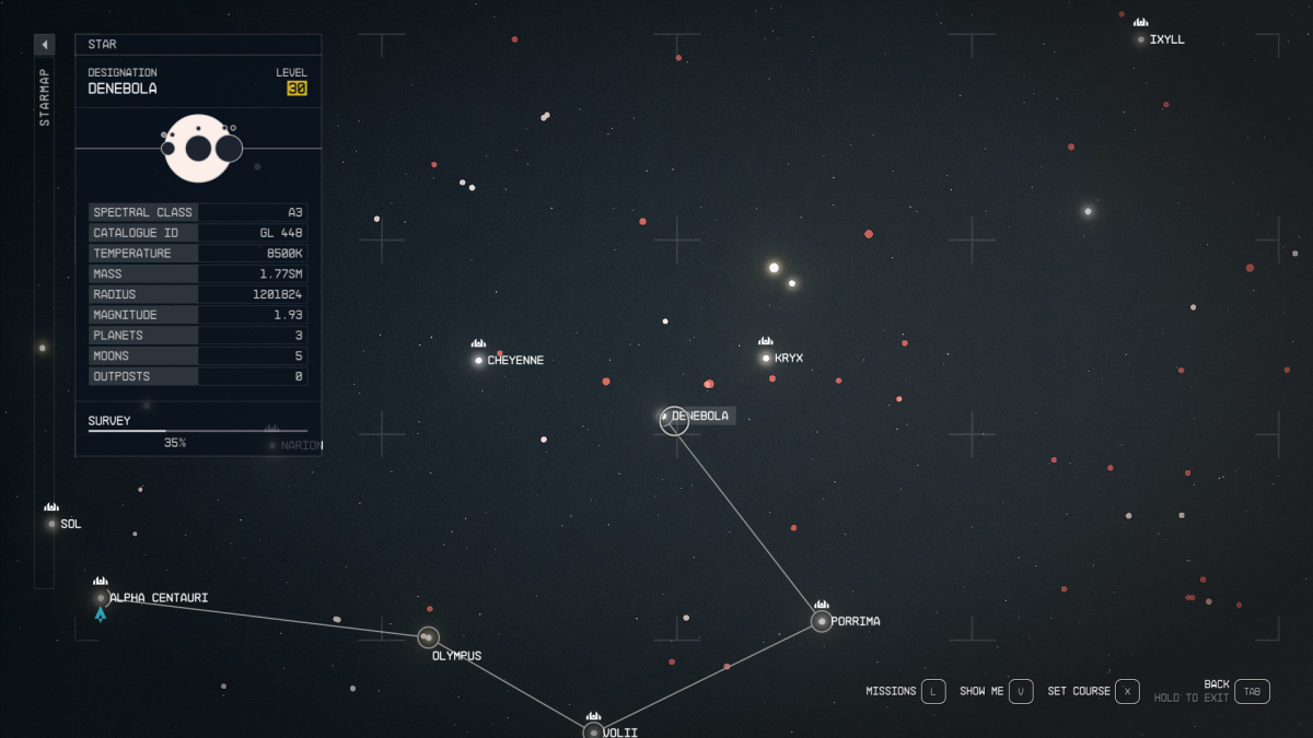 Où est Denebola Ib à Starfield?  Guide de localisation