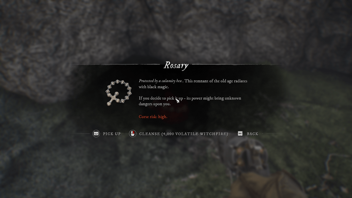 Faut-il suivre les empreintes rouges dans Witchfire ?