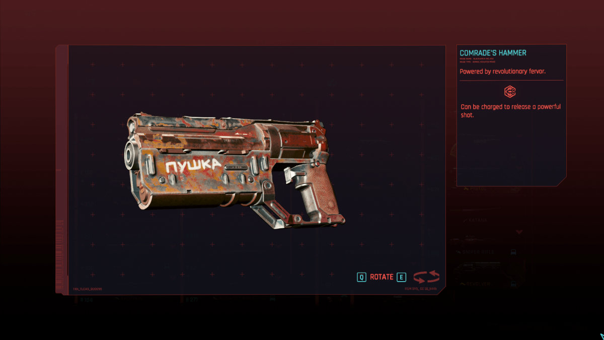 Les 5 meilleures armes technologiques dans Cyberpunk 2077 2.0