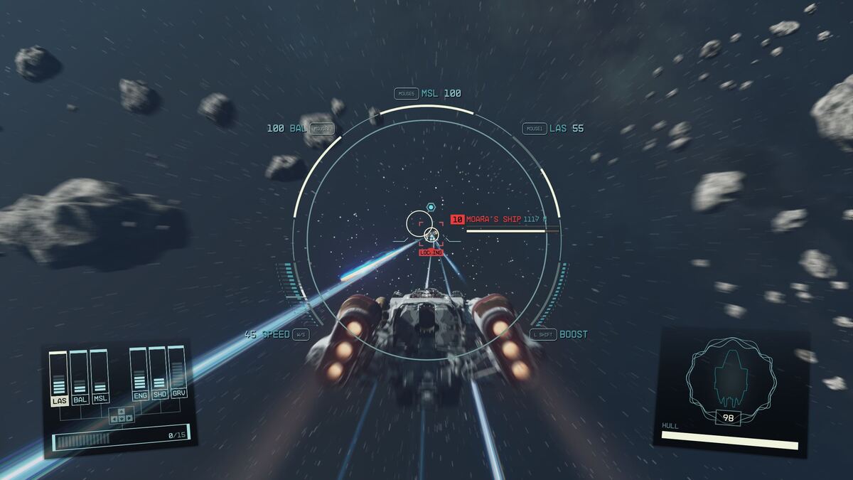 Combat spatial Starfield