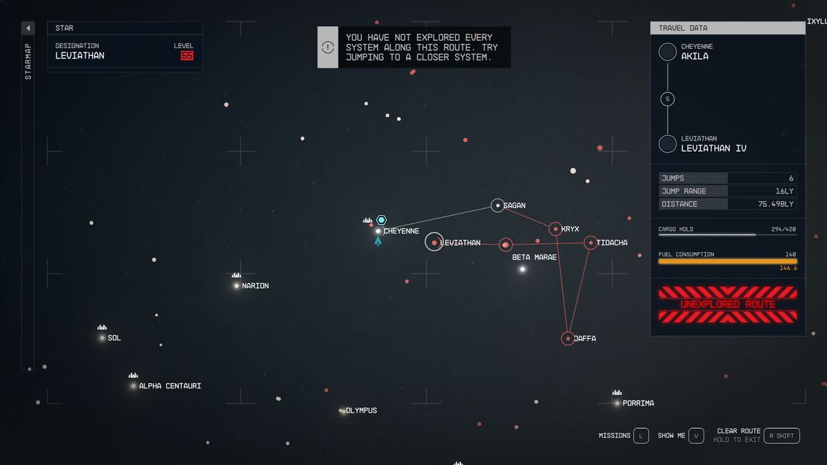 Starfield : Comment faire un saut gravitationnel vers des systèmes solaires trop éloignés ?