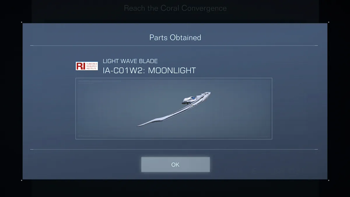 Épée au clair de lune Armored Core 6