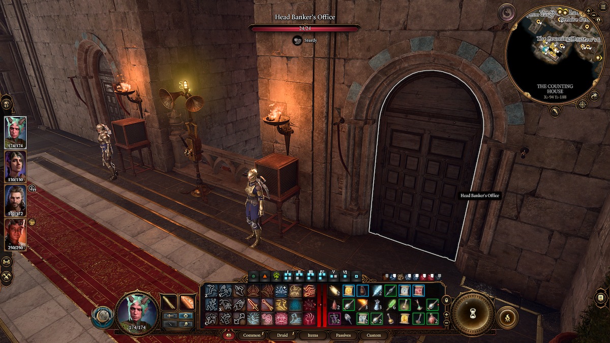 Baldurs Gate 3 Comment ouvrir la porte du coffre-fort dans le bureau du Counting House