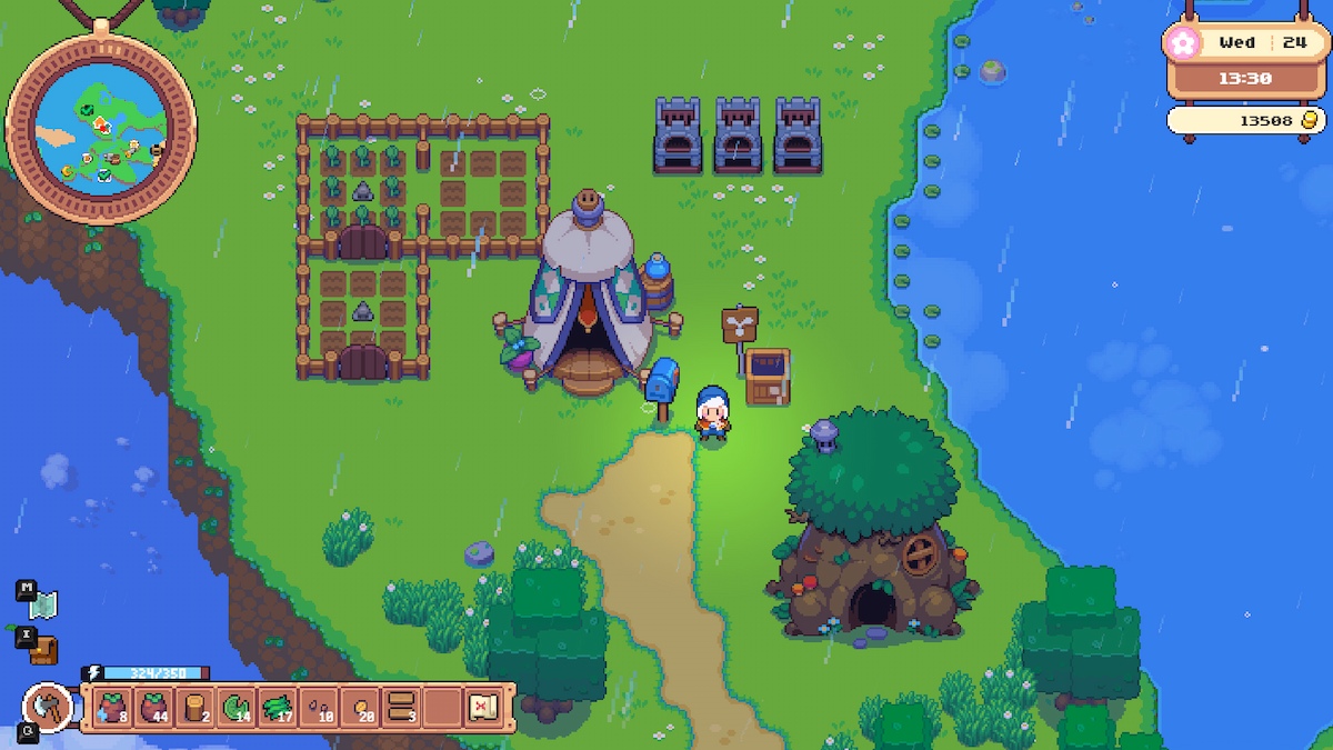 Examen de l'île Moonstone en cours