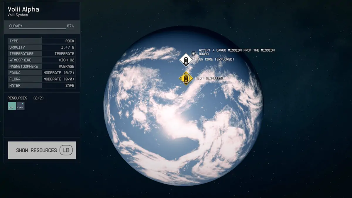 Starfield Comment trouver la carte des néons