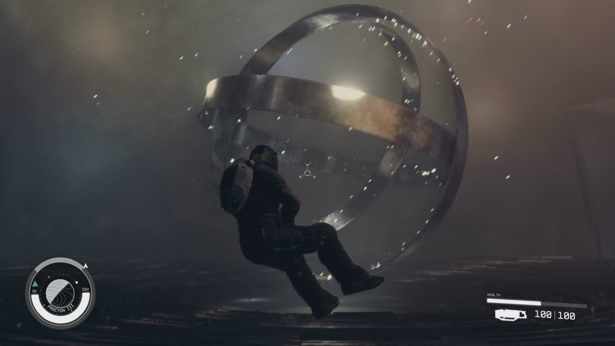 Starfield enquête sur la source des anneaux tourbillonnants anormaux dans le temple Eta