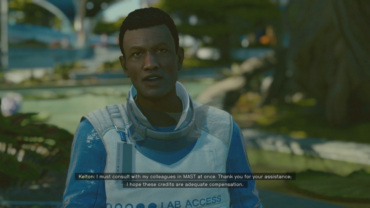 Starfield Kelton Fresh au bout d’un arbre pousse dans la nouvelle mission Atlantis
