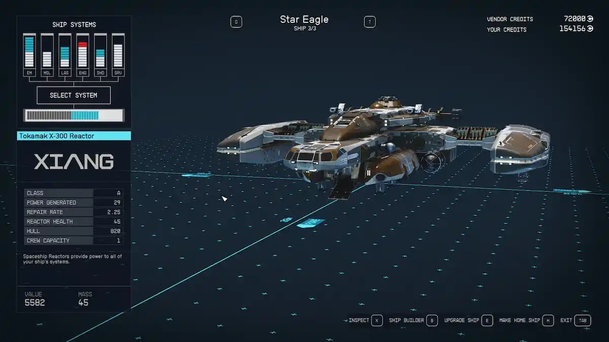 Aigle étoilé de Starfield