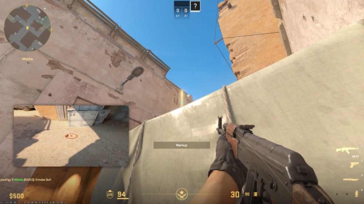Ct Spawn Fumée Poussière 2 Cs2