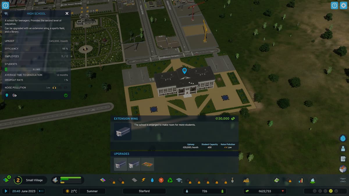 Cities Skylines II Améliore les bâtiments