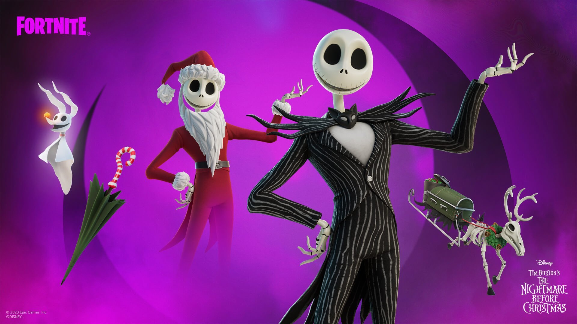 La date de sortie des skins Fortnite Michael Myers et Jack Skellington