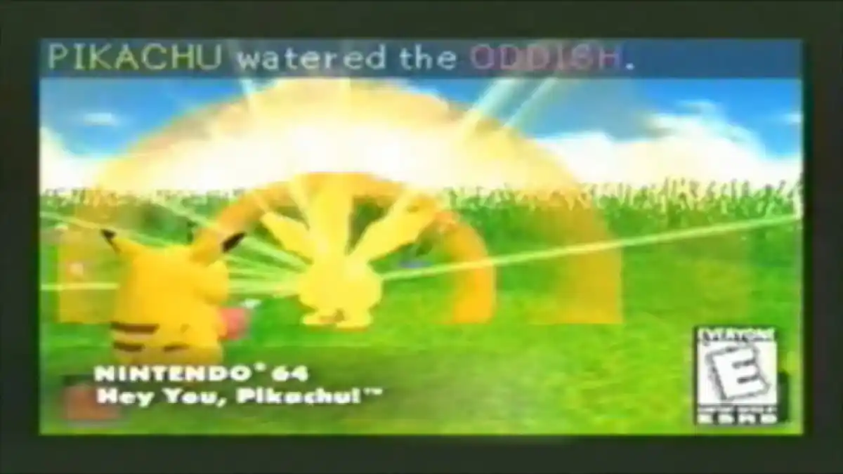 Salut toi, Pikachu arrosant bizarrement