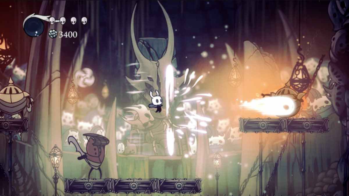 Hollowknight tirant à droite