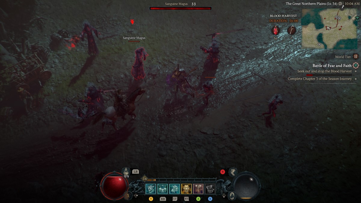 Comment terminer la bataille de la peur et de la foi dans Diablo 4 Saison 2 Blood Harvest 2