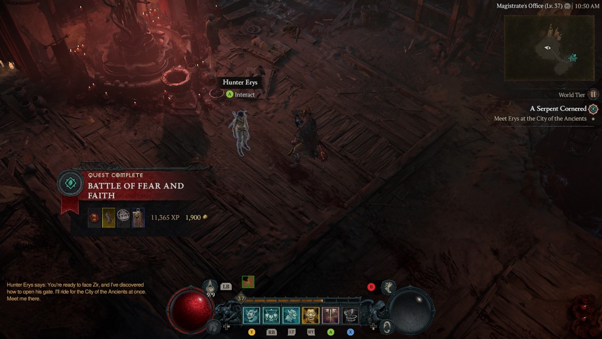 Comment terminer la bataille de la peur et de la foi dans Diablo 4 Saison 2 Récompenses 1