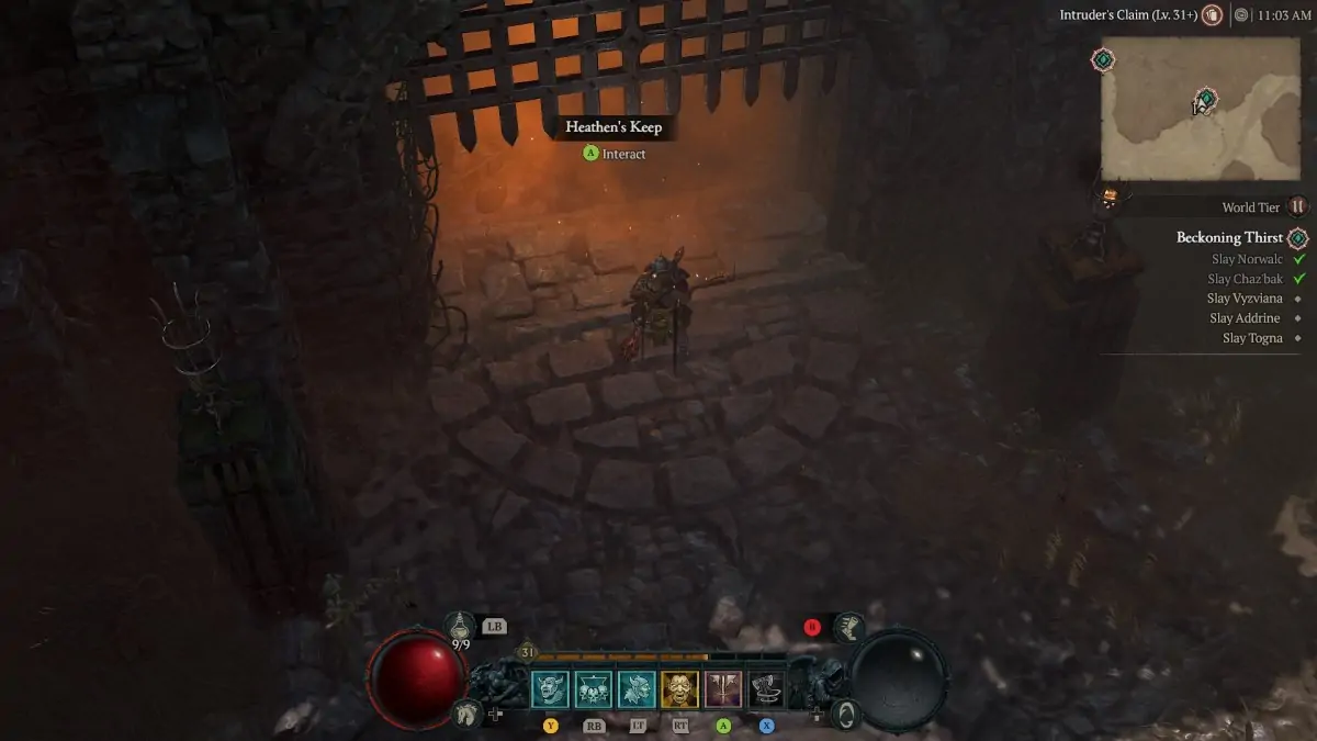 Comment terminer Beckoning Thirst dans Diablo 4 Saison 2 Heathens Keep