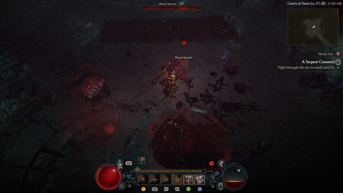 Comment terminer un serpent acculé et vaincre Lord Zir dans Diablo 4 Saison 2 Orb 1