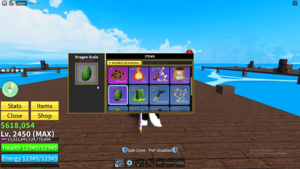 Comment obtenir des écailles de dragon dans Blox Fruits