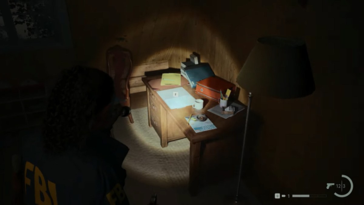 Enquêter sur la zone précédemment inondée Tâche facultative Alan Wake 2