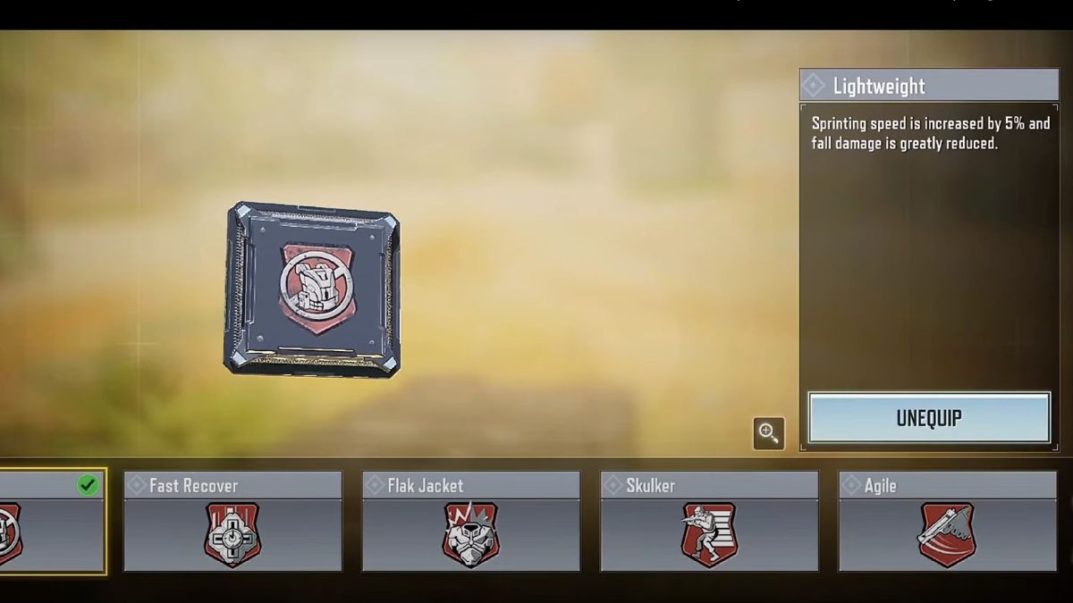 Avantage léger dans Cod Mobile