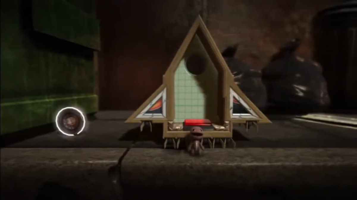 Littlebigplanet Sackboy près de la fusée