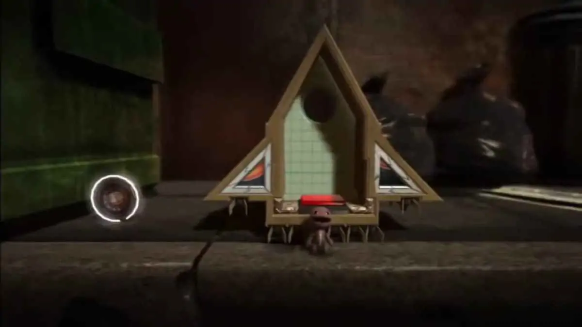 Littlebigplanet Sackboy près de la fusée
