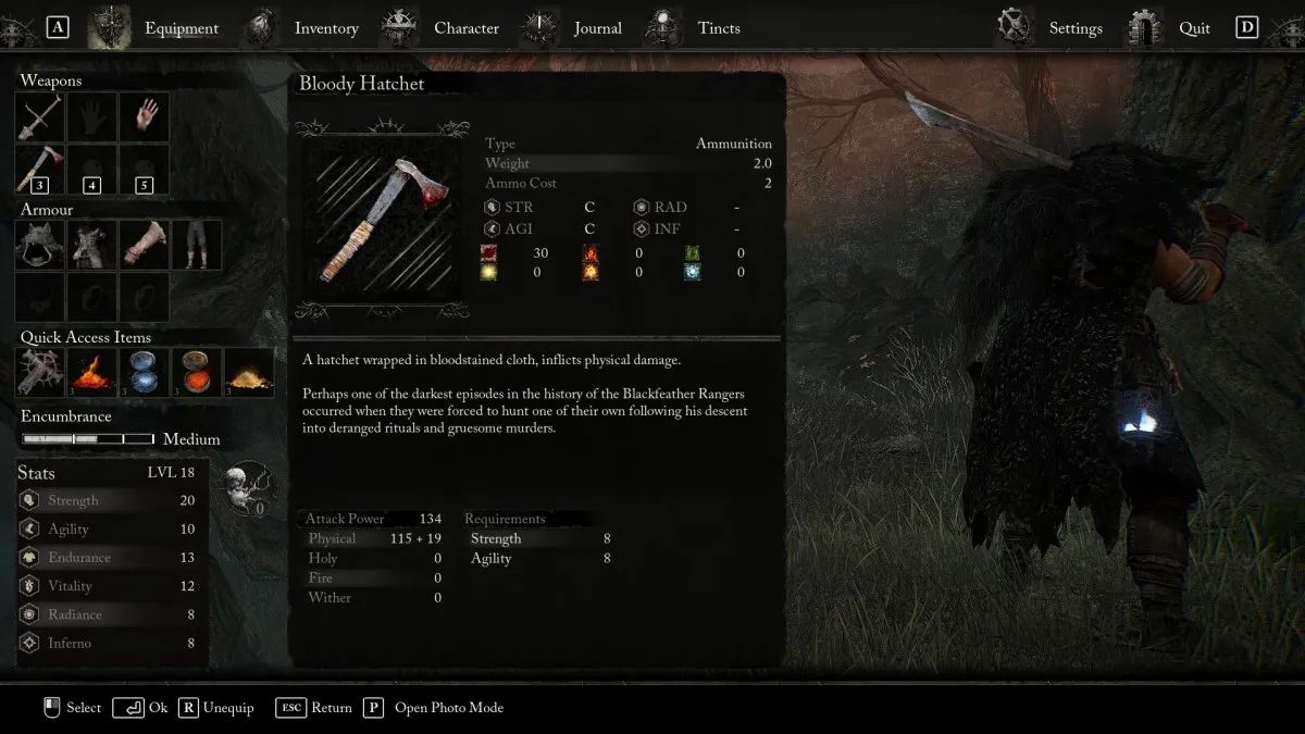 Lords Of The Fallen Toutes les statistiques d'armes et d'équipement