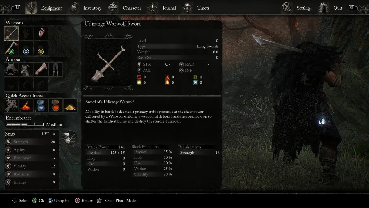 Lords Of The Fallen Toutes les statistiques d'armes et d'équipement
