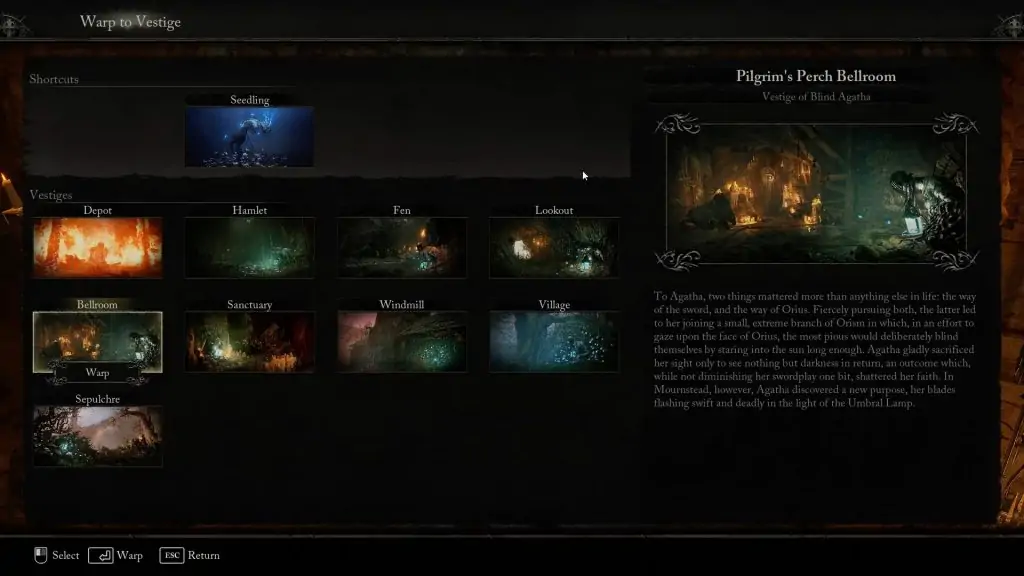 Lords of the Fallen Pilgrim's Perch.