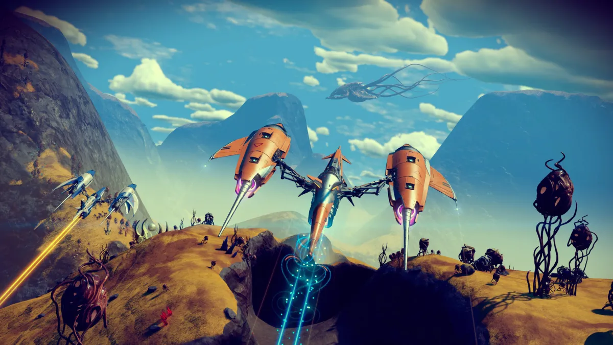 Navire Léviathan de No Man's Sky