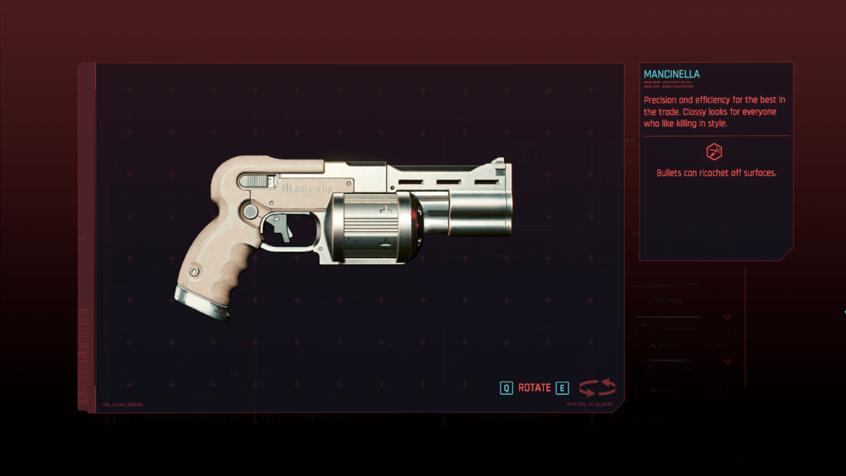 Toutes les armes emblématiques de Cyberpunk 2077 : Phantom Liberty et où les trouver