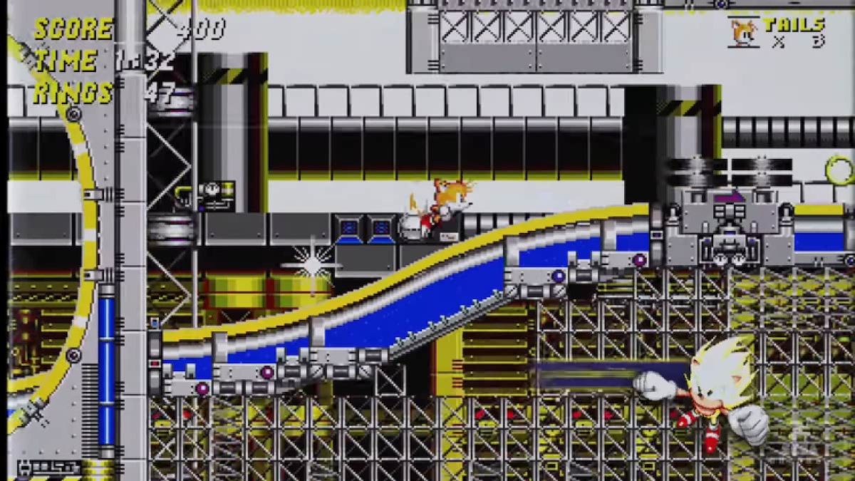 Sonic The Hedgehog 2 : Super Near Tails qui court à droite