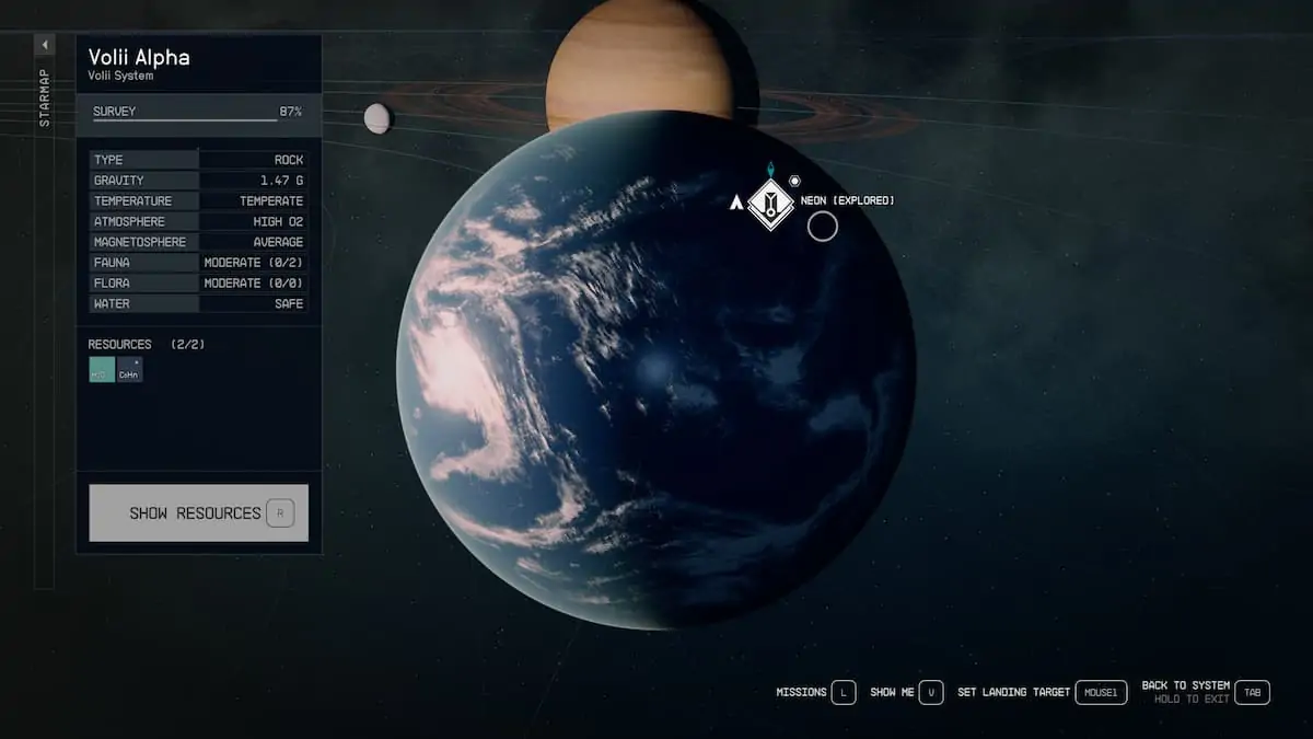 Emplacement du narval Starfield