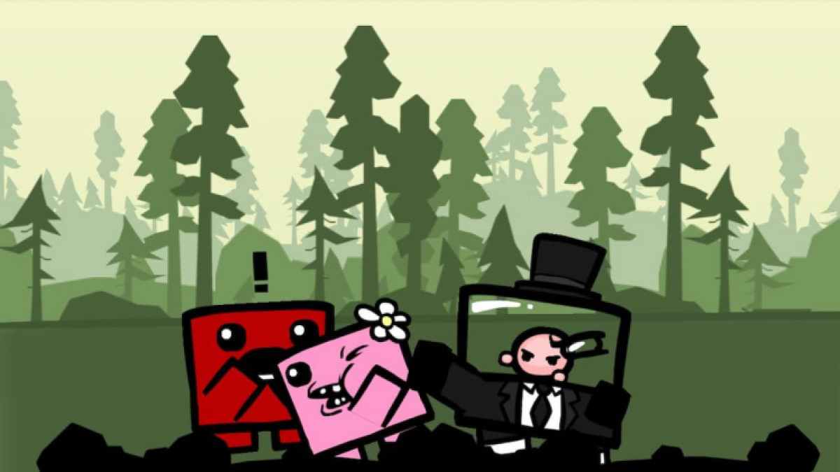 La petite amie de Super Meat Boy se fait frapper par un méchant