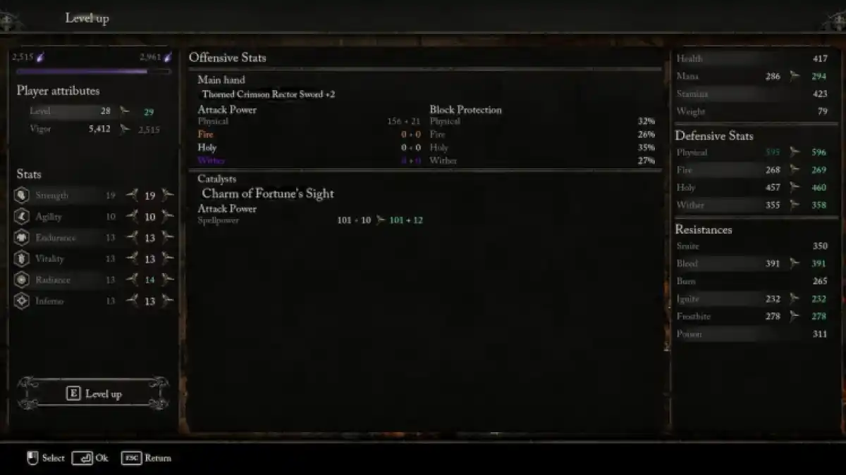 Améliorer l'éclat dans Lords Of The Fallen