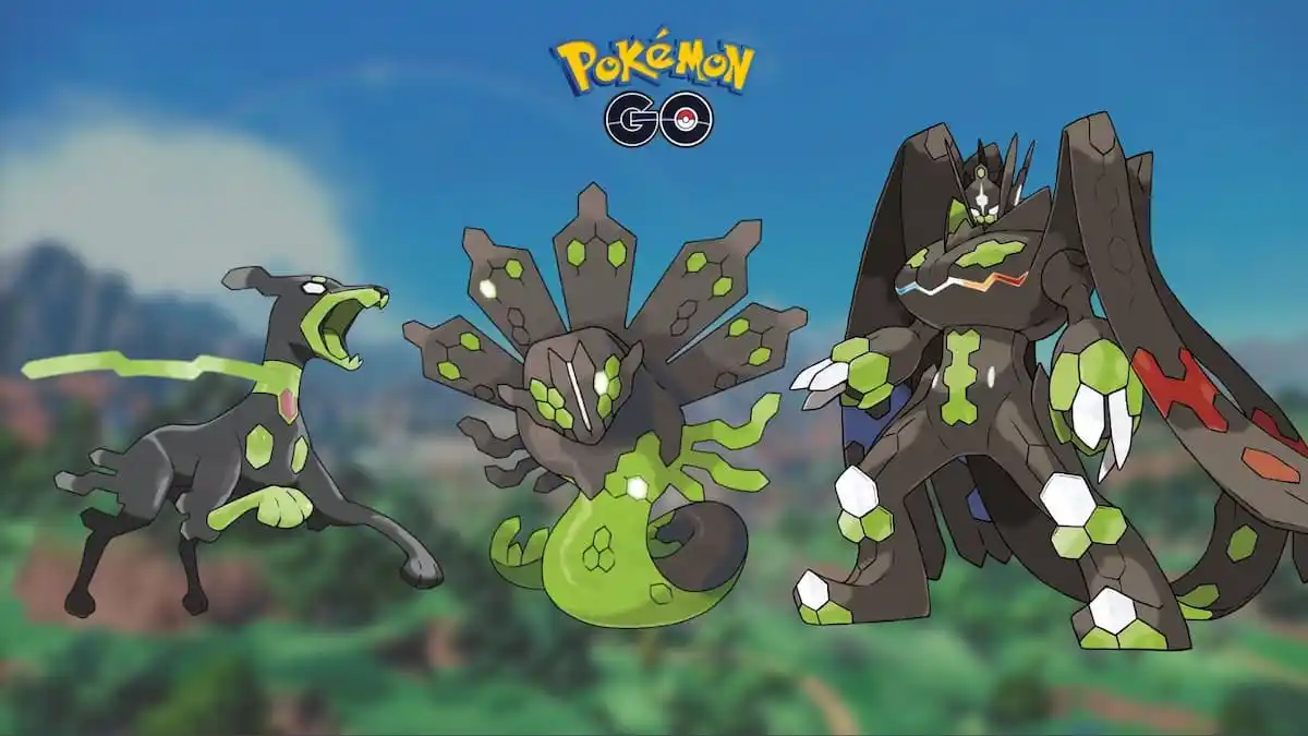 Formations Zygarde dans Pokemon Go