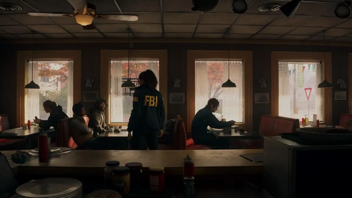 Alan Wake 2 Saga parlant à deux personnages