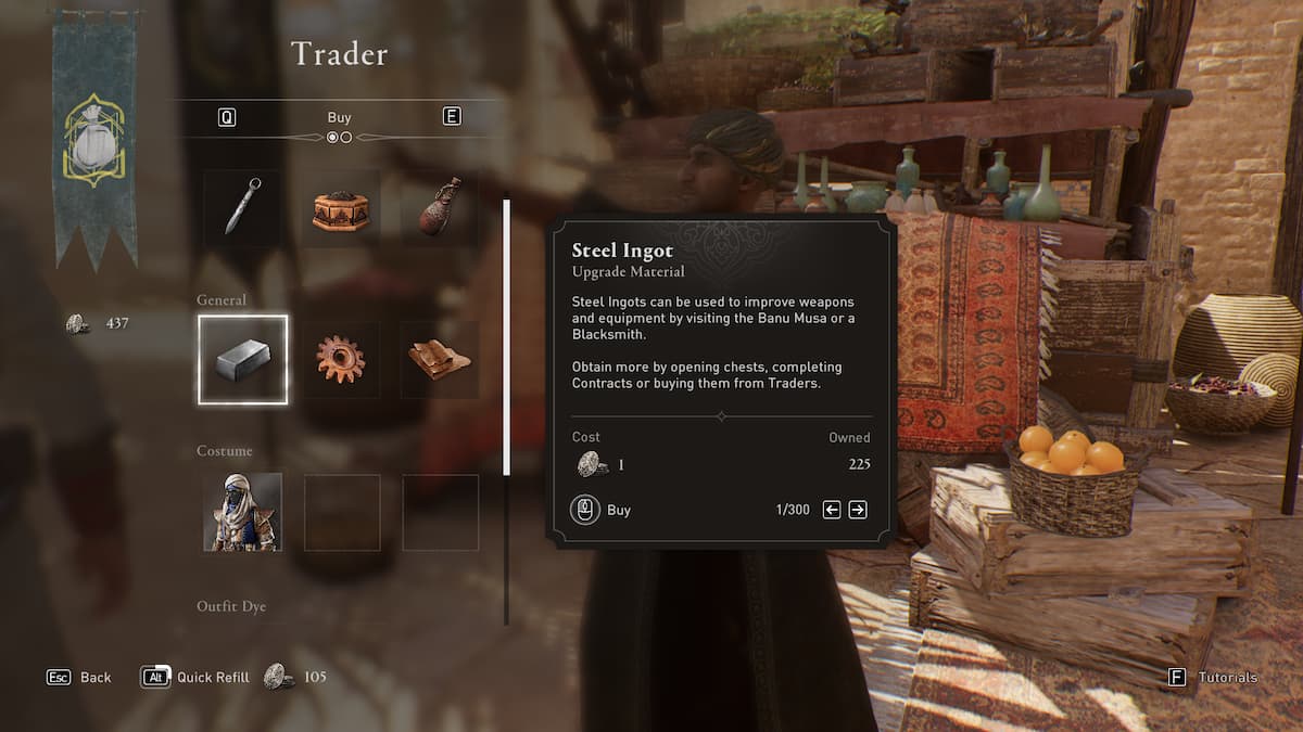 Vendeur d'Assassins's Creed