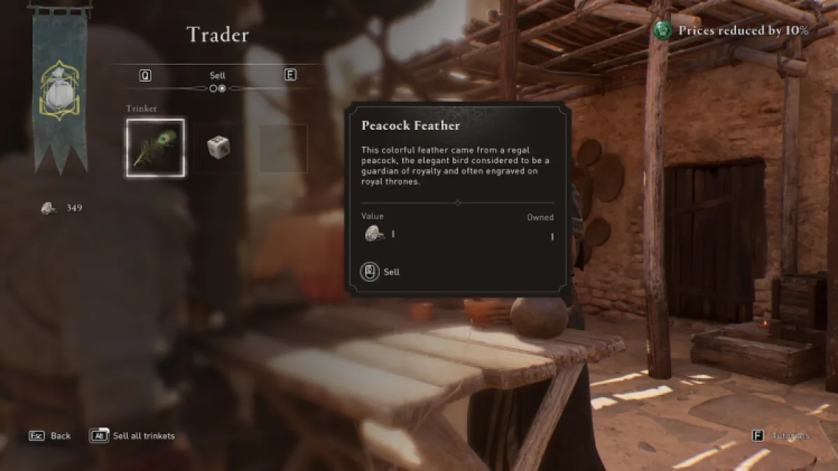Meilleures façons de gagner des dirhams dans Assassins Creed Mirage Vendez des bibelots