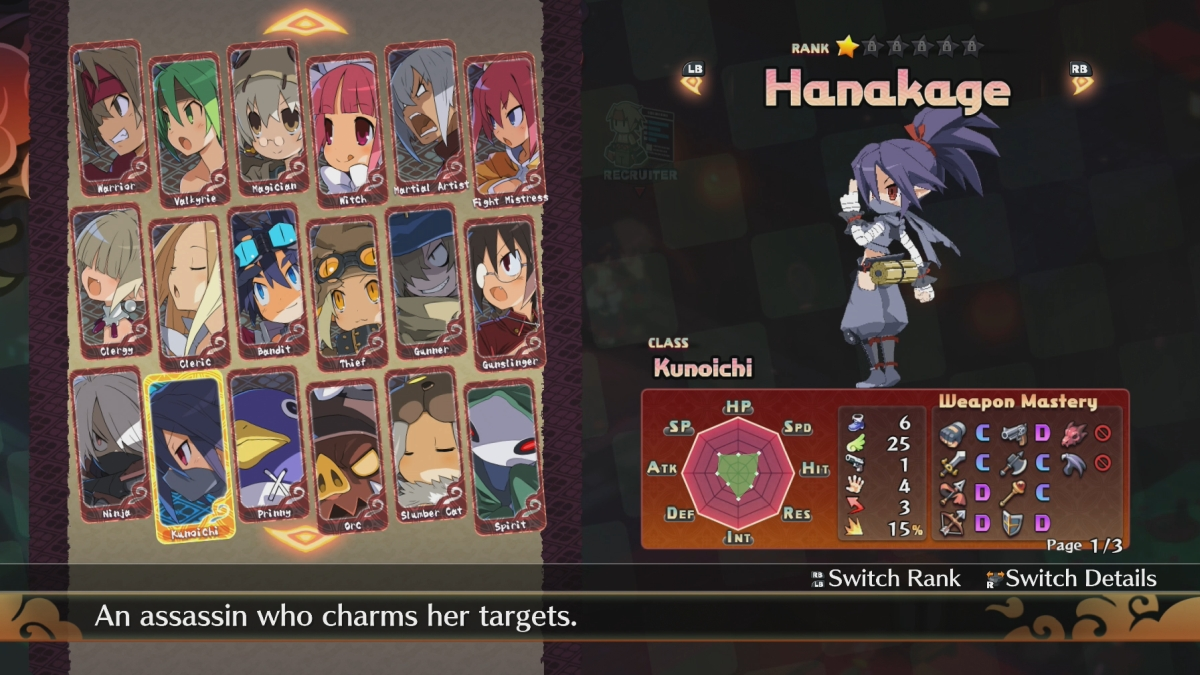 Disgaea 7 : Débloquer de nouvelles classes