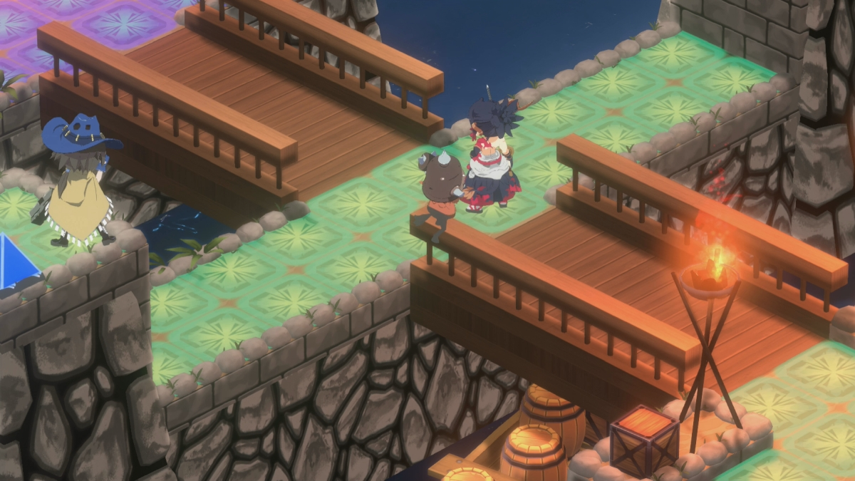 Disgaea 7 Épisode 7 Boss Fight Green Geo Panels