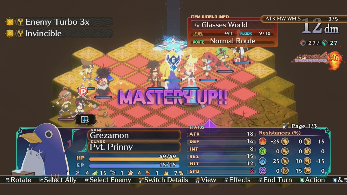 Disgaea 7 : Comment améliorer facilement la maîtrise des armes