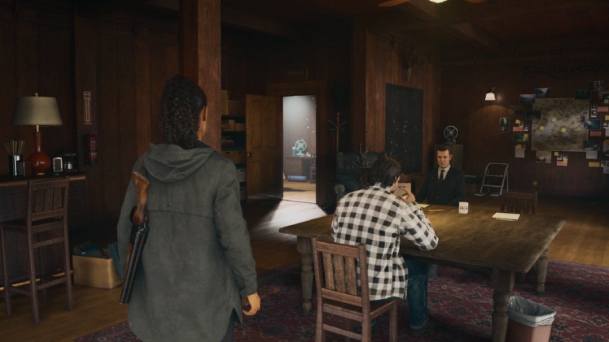 Comment changer de personnage Alan Wake 2 Janitor Break Room Lodge