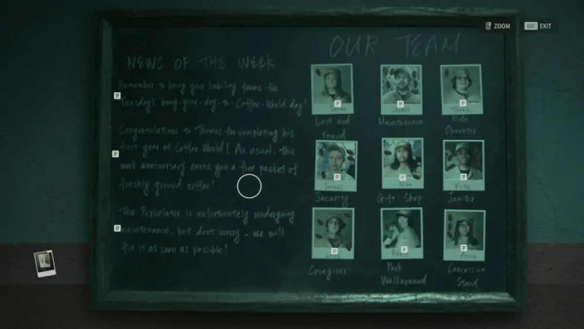 Comment débloquer les emplois Safe Alan Wake 2 de la boutique de cadeaux Coffee World