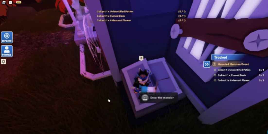 Entrée du manoir hanté Roblox